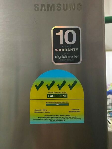 Samsung (560L) 2 doors Huge refrigerator / fridge ($680 + Free Delivery & 2mths warranty)