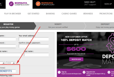 Borgata On The Web Casino Bonus Code Borgatabenefits Up To $600