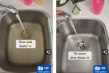 Mum wows thousands with her simple method for a sparkling sink